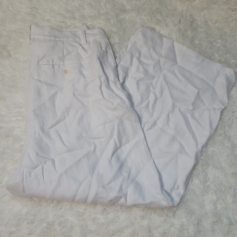 NWT Madewell The Harlow Wide-Leg Pant, Size 14 White NL450 - Picture 4 of 8